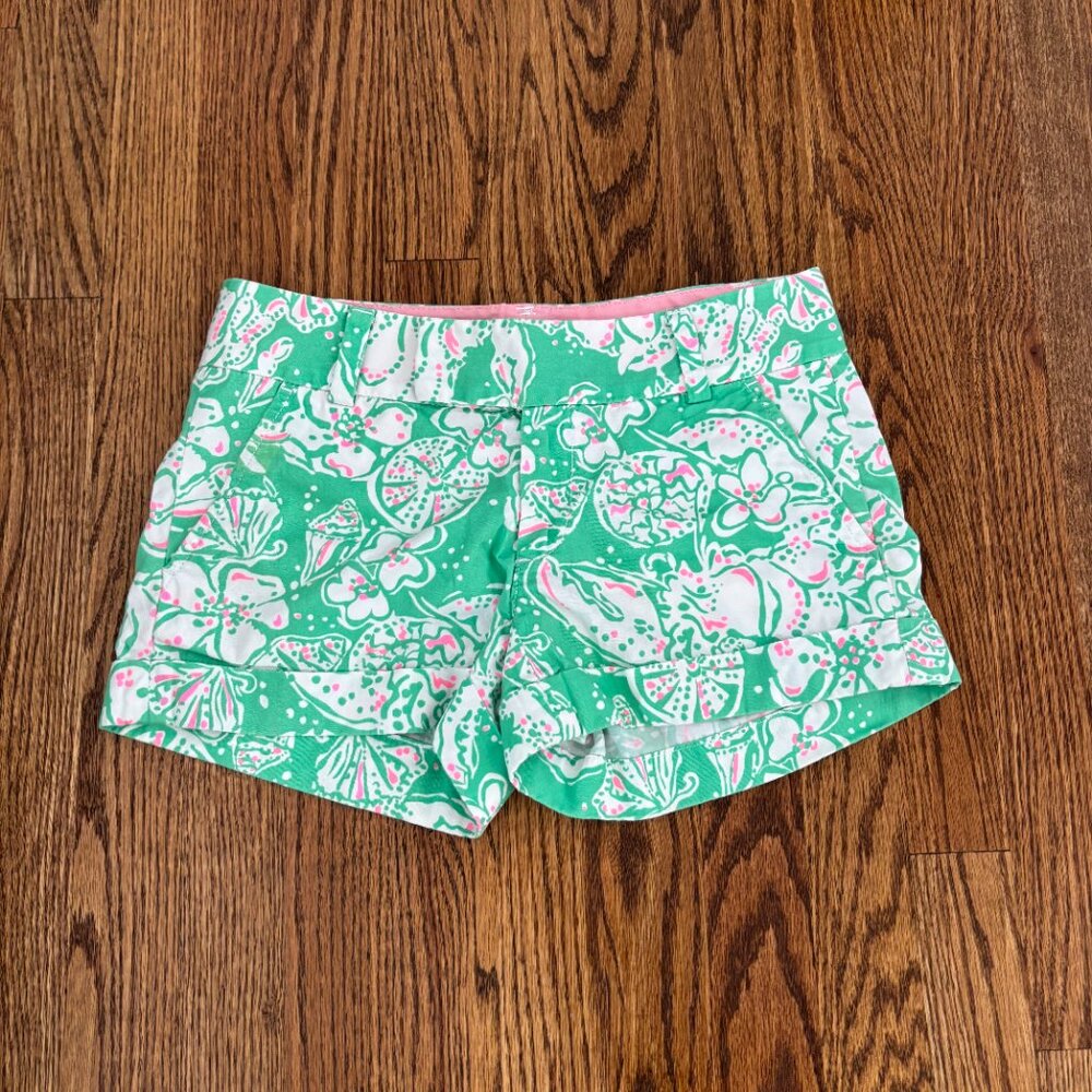 Lily Pulitzer Barclay Shorts Size 00